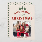 Cartes de Joyeux Noël (Devant / Derrière)