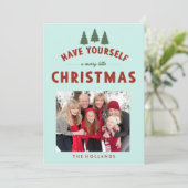 Cartes de Joyeux Noël à vous (Debout devant)