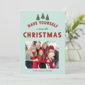 Cartes de Joyeux Noël à vous (Debout devant)