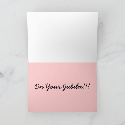 Cartes de jubilé Nun (Intérieur)