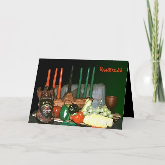 Cartes de Kwanzaa personnalisées (Devant)
