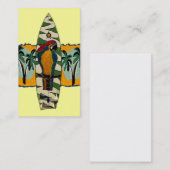 Cartes de la carte de Surf de perroquet (Devant / Derrière)