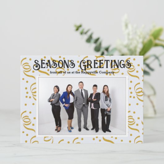 Cartes de la clientèle de Confetti (Debout devant)