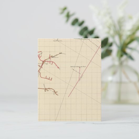 Cartes de la mine Comstock Numéro VIX (Debout devant)