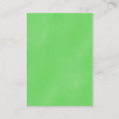 Cartes de la réception du mariage vert foncé (Dos)