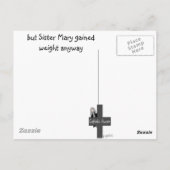 Cartes de la religieuse catholique "Marcher le chi (Dos)