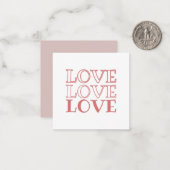 Cartes de la Saint-Valentin (Devant/Arrière en situation)