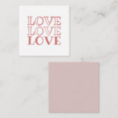 Cartes de la Saint-Valentin (Devant / Derrière)