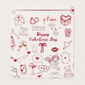 Cartes de la Saint-Valentin (Outside Unfolded)