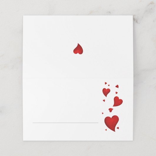 Cartes de la Saint Valentin (Extérieur déplié)