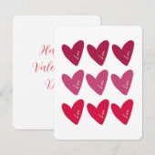 Cartes de la Saint-Valentin (Devant / Derrière)