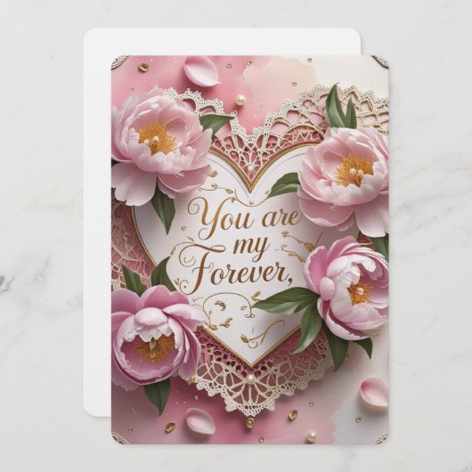 cartes de la Saint-Valentin (Devant / Derrière)