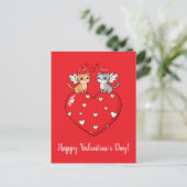Cartes de la Saint-Valentin aux chats ! (Debout devant)