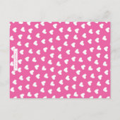 Cartes de la Saint-Valentin avec photo rose en for (Dos)