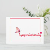 Cartes de la Saint-Valentin avec un message simple (Debout devant)