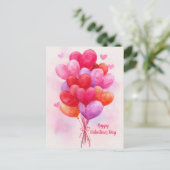 Cartes de la Saint-Valentin Ballons en forme de cœ (Debout devant)