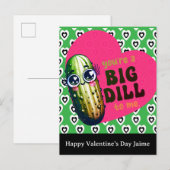 Cartes de la Saint-Valentin Cornichons coeurs (Devant / Derrière)