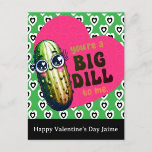 Cartes de la Saint-Valentin Cornichons coeurs