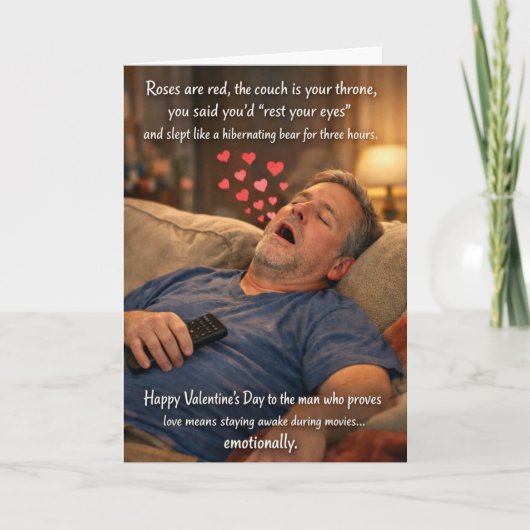 Cartes de la Saint-Valentin drôles pour papas (Devant)