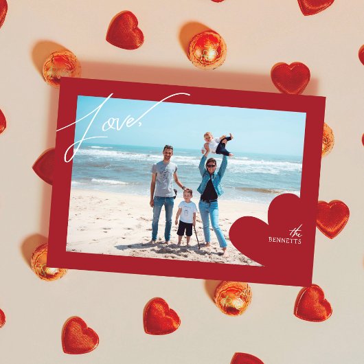 Cartes de la Saint-Valentin Love Frame Photo