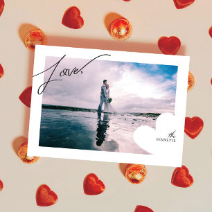 Cartes de la Saint-Valentin Love Frame Photo