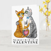 Cartes de la Saint-Valentin mignonnes (Fleur jaune)