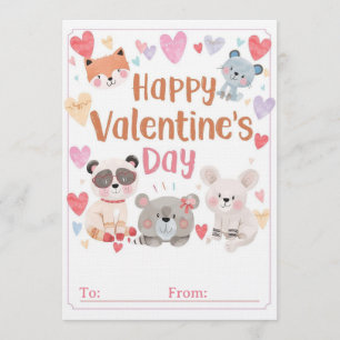 Cartes de la Saint-Valentin pour la classe des enf