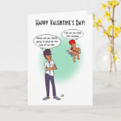 Cartes de la Saint-Valentin pour les lobes d'oreil (Fleur jaune)