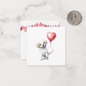 Cartes de la Saint Valentin pour marionnettes mign (Devant/Arrière en situation)