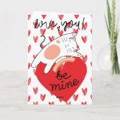 Cartes de la Saint-Valentin sois mien (Dos)