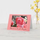 Cartes de la semaine des infirmières Tulipes Anges (Fleur jaune)