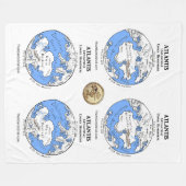 Cartes de l'Atlantis - Couverture en polaire (Devant (Horizontal))