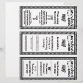 Cartes de lecture Tefillah #1 (Devant / Derrière)