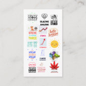 Cartes de l'Enclos Sous l'Océan | Minimaliste Mign (Dos)