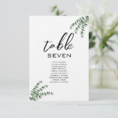 Cartes de lieu de mariage romantiques et élégantes (Debout devant)