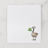 Cartes de lieu de Noël Goose (Extérieur déplié)