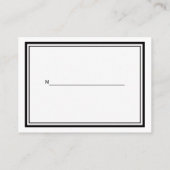 Cartes de lieu encadrées de Chicago Skyline Etched (Dos)