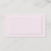 Cartes De Lieu Formelles Roses (Dos)