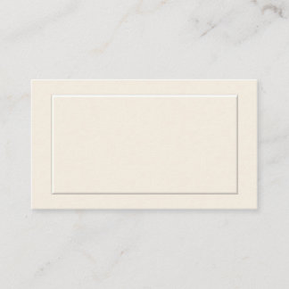 Cartes de lieu officielles blanches