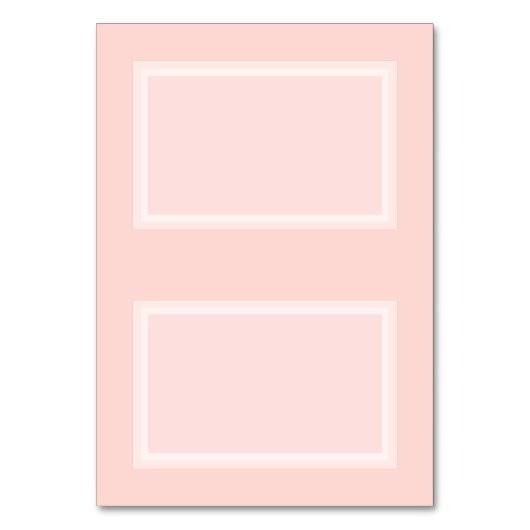 Cartes de lieu personnalisables pour bébé rose (Par défaut)