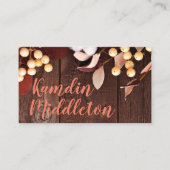 Cartes de lieu personnalisées Branche de coton sur (Devant)