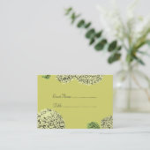Cartes de lieu Taupe Hydrangea (Debout devant)