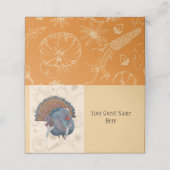 Cartes de lieu Thanksgiving (Extérieur déplié)