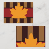 Cartes de lieu Thanksgiving (Devant / Derrière)