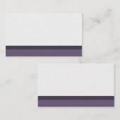 Cartes de lieu violettes et grises (Devant / Derrière)
