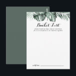 Cartes de liste de choses à faire pour un mariage<br><div class="desc">Ces cartes de liste de choses à faire pour un mariage tropical avec verdure et blanc sont l'activité parfaite pour une réception de mariage rustique ou une fête de douche nuptiale. Le design présente des bouquets de feuilles de palmier vertes avec de jolies fleurs blanches. Modifiez le texte pour l'adapter...</div>