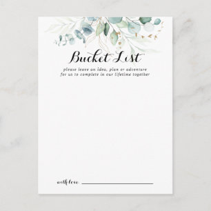 Cartes de liste des lots de Mariage Rustic Gold Fl