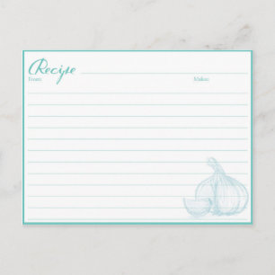 Cartes de livre de recettes familiales, cadeau pou