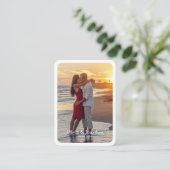 Cartes de livre d'or de mariage simple moderne / C (Debout devant)