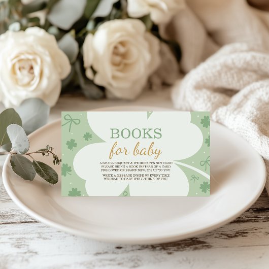 Cartes de livres charmants pour bébé